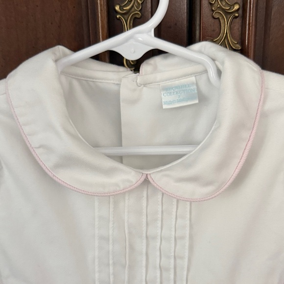 Girls EDGEHILL COLLECTION Classic White Smocked Embroidered Dress Size 5 VGUC - Picture 3 of 11